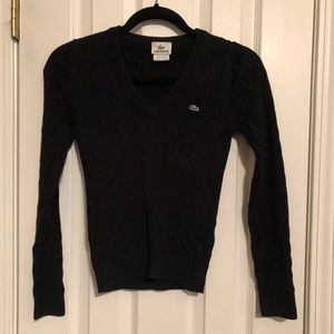 Lacoste Cable knit sweater